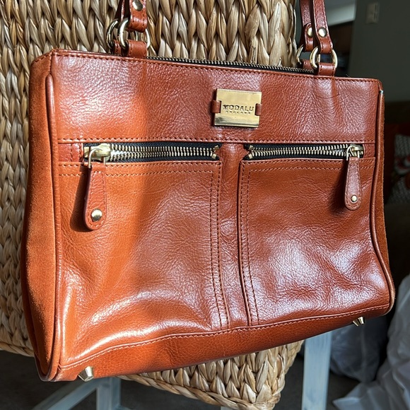 MODALU PIPPA TAN HANDBAG TAN LEATHER SHOULDER GRAB BAG - Picture 2 of 10